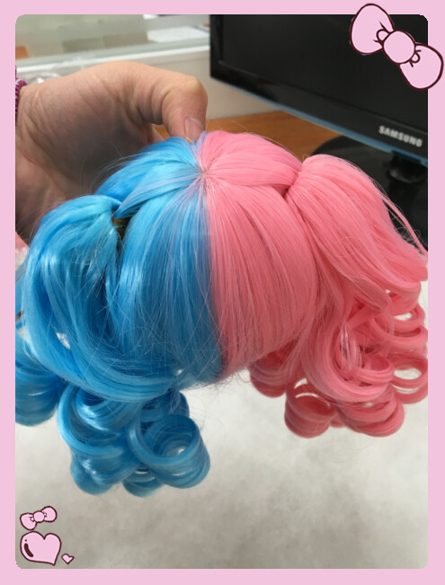 Top quality factory price american girl doll wigs,synthetic hair for dolls